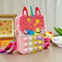 Girls S Silicone Cute Unicorn Messenger Bag - Coin Purse